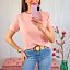Camiseta Básica Rosa